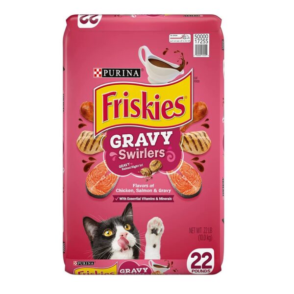 Purina Friskies Dry Cat Food, Gravy Swirlers