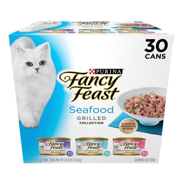 Purina Fancy Feast Grilled Wet Cat Seafood
