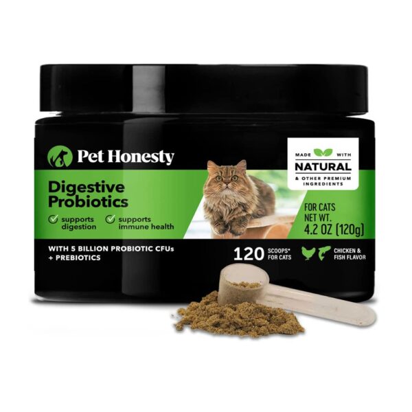 PetHonesty Digestive Probiotics Max Strength for Cats Supplement