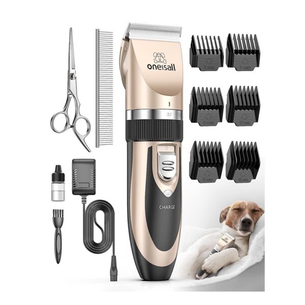 oneisall Dog Shaver Clippers Low Noise Rechargeable